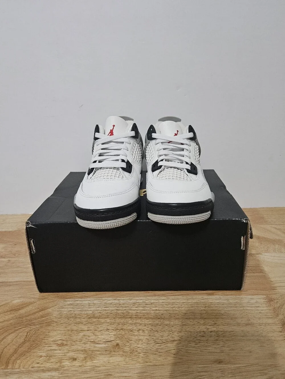 Nike Jordan 4 Retro White Cement PS
